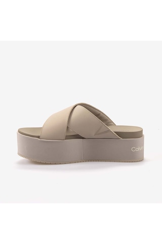 Calvin Klein Kadın Spor & Sneaker Ayakkabı Yw0yw01349 Bej