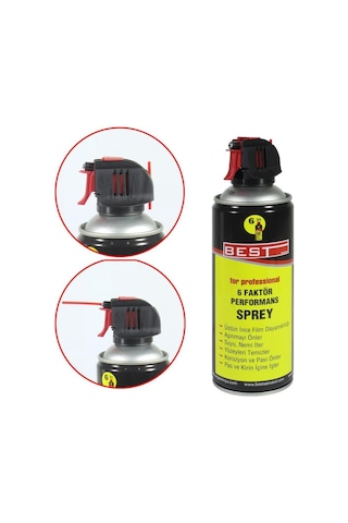 Best 6 Faktör Yağlayıcı ve Pas Önleyici Performans Spreyi 200 ML