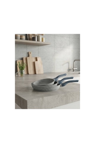 Khor Tava Seti 3'lü 20-24-28 Cm Gri