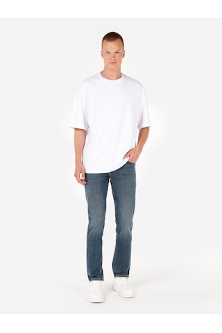 Colin's Colins 044 Karl Normal Kesim Düşük Bel Düz Paça Mavi Erkek Pantolon Cl1071279 Denim