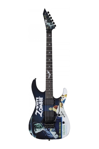 Esp Ltd Lkhwz White Zombie Kirk Hammett Signature Elektro Gitar Bela Lugosi Grafikli Koleksiyonluk Model