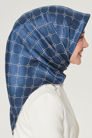Armine Dj Saf İpek Eşarp 8555d T Nostalji Twill -05 Lacivert
