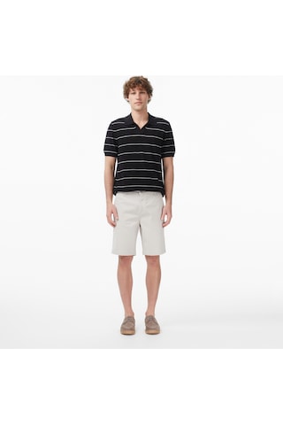Nautica Erkek Siyah Regular Fit Kısa Kollu Çizgili Trikoçizgilis65119t
