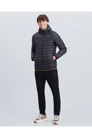 Skechers M Essential Hooded Jacket Erkek Siyah Mont S202063-001 Siyah