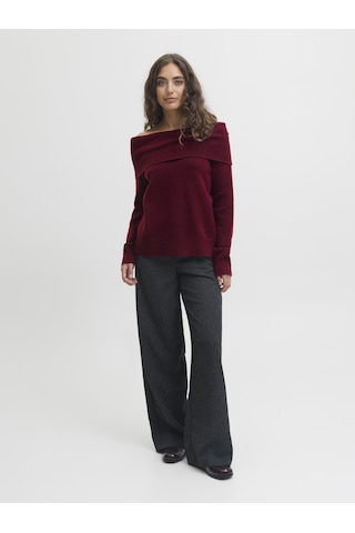 Jack & Jones Kadin Madonna Yaka Yün Karisimli Kazak - Minka - 12264129 Kahverengi