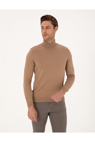 Pierre Cardin Erkek Camel Kazak /triko 50314202-vr015 CAMEL