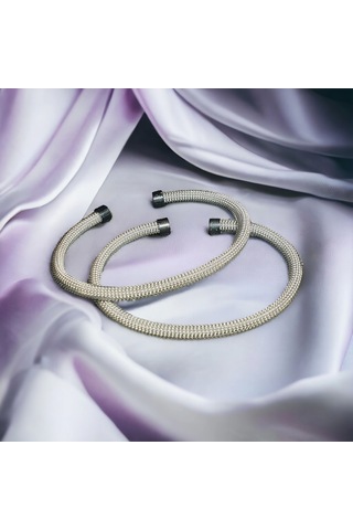 Kesebe Unisex Kadın/erkek Esnek Bijuteri Bileklik-gümüş Renkli Çok Renkli