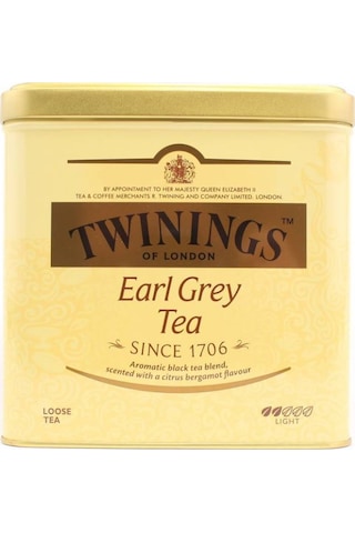 Twinings Classics Earl Grey Bergamot Aromalı Siyah Dökme Çay Teneke 500 G Twinings Classics Earl Grey Bergamot Aromalı Siyah Dökme Çay Teneke 500 G