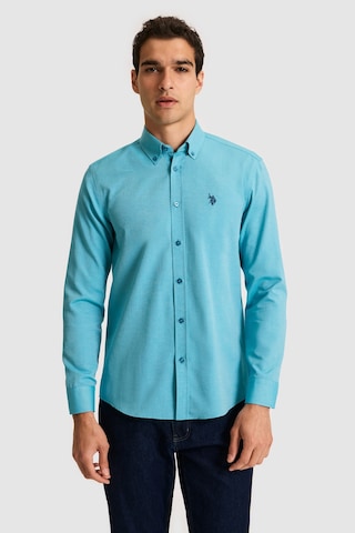 U.s. Polo Assn. Erkek Petrol Gömlek Basic 50324708-vr102