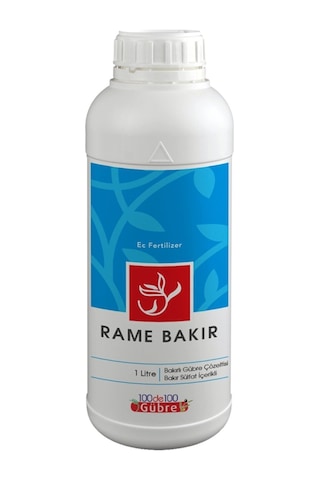 Meyve Ağaçları için Sıvı Bakır Yaprak Gübresi Rame Bakır 1 L