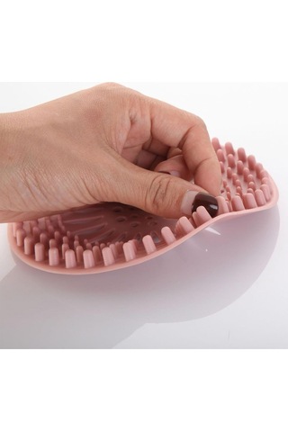 Yuvarlak Lavabo Ve Küvet Süzgeci, Lavabo Tıkacı Gider Koruyucu Pembe Renk 1 Adet M-140 Silikon Diğer