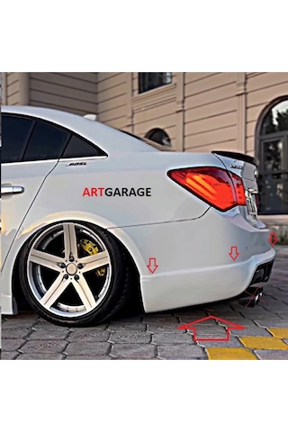 Chevrolet Cruze Gtx Arka Tampon Eki-boyasız-fiberglass