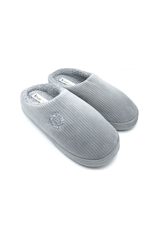 Shoemio Bogart Erkek Ev Terliği Gri