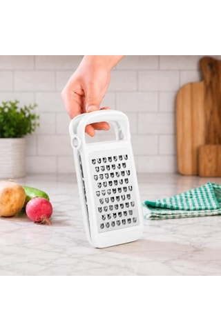 Katlanabilir Ayrılabilir Rende, Çift Taraflı İnce Ve Kalın Rendeleme, Paslanmaz Çelik Bıçaklı, Abs Plastik Göv Diğer
