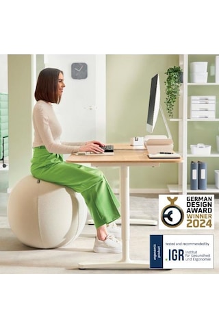 Leitz Ergo Active Kaymaz Oturma Topu 75 Cm - Açık Gri - Kod:65430085