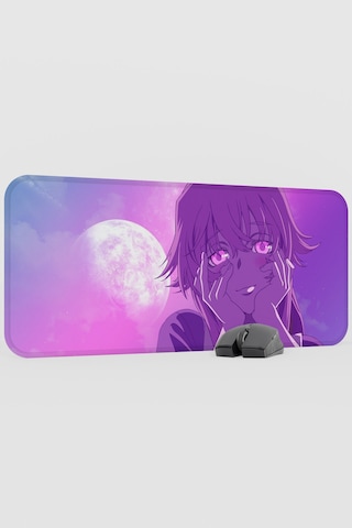 Mirai Nikki Anime V3 - 70x30 Xl Gaming Kauçuk Kaymaz Taban Mouse Pad Fare Altlığı