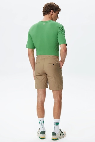 Lacoste Men's Regular Fit Cotton Bermuda Shorts Grey Erkek Pamuklu Bermuda Şort Haki Bej