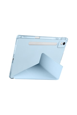 Teleplus Lenovo Idea Tab Pro 12.7 Tb-373fu Kılıf Trifolding Katlanabilir Smart Kalemlikli Kapak Kapaklı Kılıf