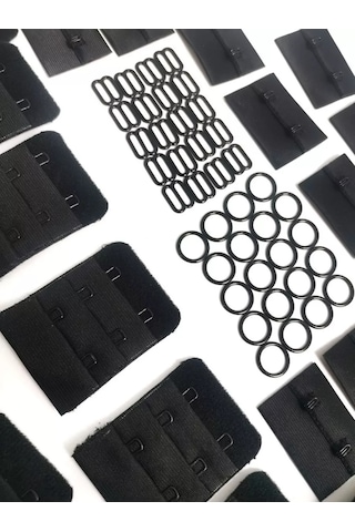 Sweet Night Sütyen Kopçası, 10 Adet + 20 Halka Ve Ayarlaıcı 214021866