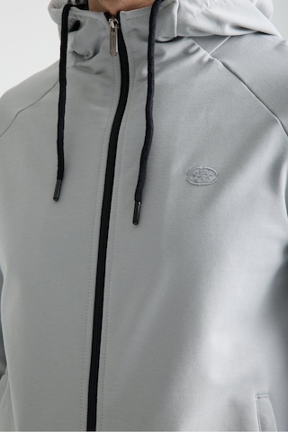 Shooter Sportswear Shooter Erkek Elit Class Eşofman Takımı Mevsimlik Kapüşonlu Manşetli Paça Rahat Kalıp Gri