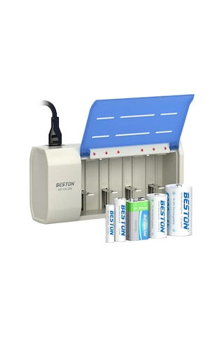 Powermaster Pm-20117 Aa Aaa C D 9v Tüm Boylar İçin Pil Şarj Cihazı Aleti