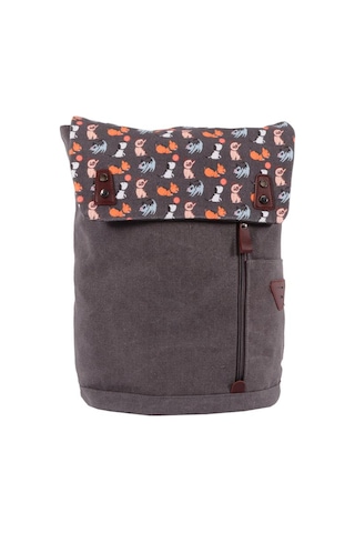 Biggdesign Dogs Vintage Laptop Sırt Çantası Gri
