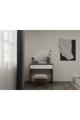 Huzur Makyaj Masası Hanoi-beyaz Beyaz