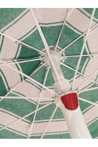 Sumedecor&Design Yüksek Kalite 10 Telli Eğilebilir 2 M Plaj Şemsiyesi + Bidon