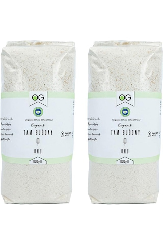 OG natural 2'li Organik Tam Buğday Unu 800 Gr Set OG natural 2'li Organik Tam Buğday Unu 800 Gr Set