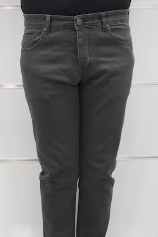 Dmctekstil Hacker Denim Erkek Haki Yeşil Normal Bel Rahat Kesim Dar Paça Jean Pantolon