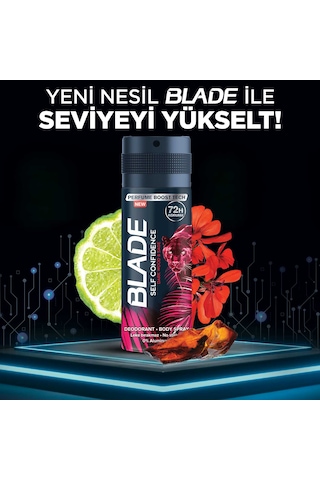 Blade Self Confidence Deodorant 6 x 150 ML