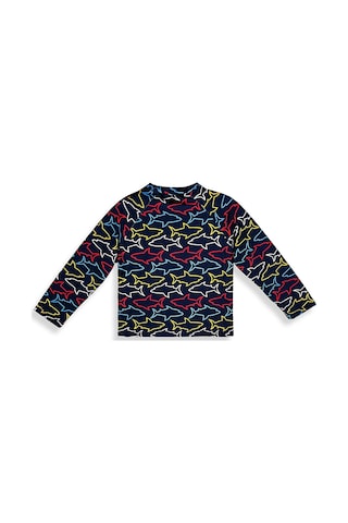 Denokids Uv Korumalı Köpekbalığı Erkek Çocuk Mayo T-shirt Renkli