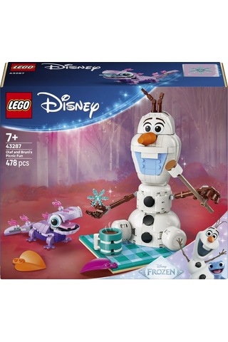 LEGO® ǀ Disney Princess Karlar Ülkesi Olaf ve Bruni Piknik Eğlencesi 43287 – 7 Yaş ve Üzeri Çocuklar için Oyuncak Yapım Seti(478P)