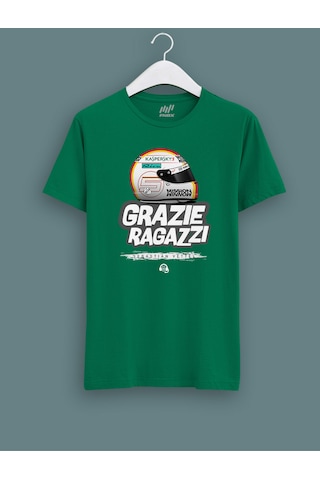 Fnbx Sebastian Vettel Grazie Ragazzi T-shirt Yeşil