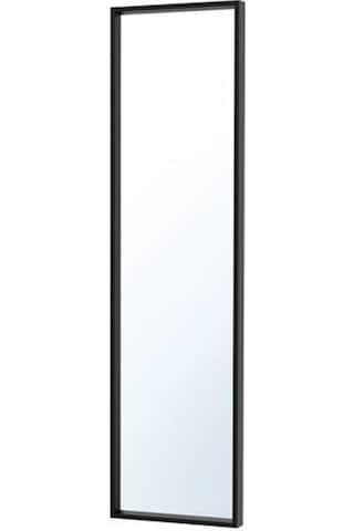 Nıssedal Ayna, Siyah Çerçeveli Boy Aynası 40x150 Cm Siyah