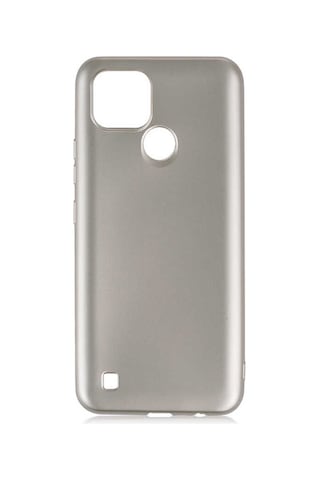 Zore Realme C21 Kılıf Msra Premier Silikon Kapak - Gold Gold