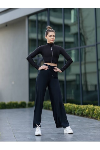 Lismina Siyah Yoga Tayt Pantolonu Siyah