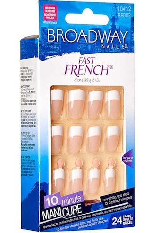 Broadway Fast French Yapıştırıcılı Takma Tırnak