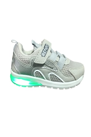 Remind Işıklı Sneaker Esnek Hafif Rahat Çocuk Spor Ayakkabı Gri