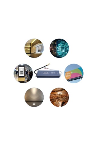 Ebitda 24v 100w Su Geçirmez Led Güç Kaynağı - Mavi, Geniş Kullanım Alanı İçin Güvenilir Aydınlatma Mavi