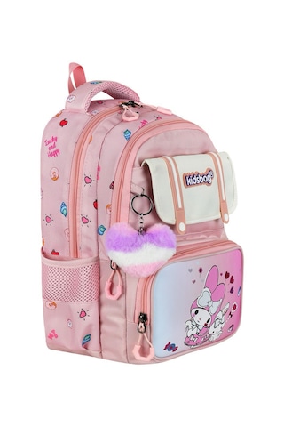 My Melody Baskılı Ortopedik Su Geçirmez Okul Çantası Termal Beslenme Ve Kalemlik Seti Pembe