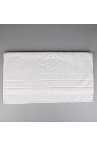 Beyaz Lüx 70x140 Cm %100 Pamuk Banyo Havlusu Beyaz