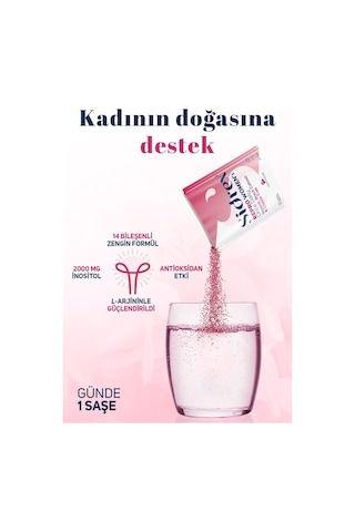 Sidrex Repro Women's Once Daily Inositol İçeren Takviye Edici Gıda 30 Saşe