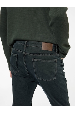 Koton Michael Petrol Erkek Jean Pantolon 7wam40092nd