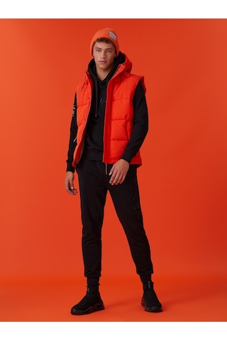 Regular Fit Erkek Yelek Turuncu