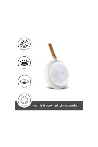 Karaca x Refika Swiss Crystal Almond Cream 18 Cm Tava Ind