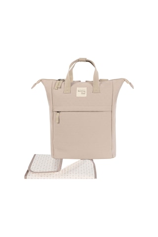 Walking Mum Eco Mum Bebek Bakım Sırt Çantası Apricot Bej