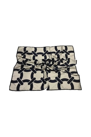 Yenisinial Mısırlı Polyester Eşarp Desen 7 Lacivert