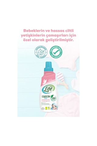 Vegan Bitkisel Konsantre Bebek Çamaşır Yumuşatıcısı 1500 Ml X 3 Adet