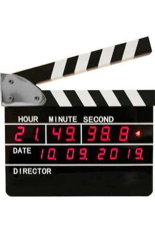 Saat Klaket Digital Elektronik Masa Ve Duvar Saati Hediyelik Çok Renkli